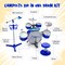 Jazz Drum Musical Instrument Set with Stool and Microphone Stand Ideal for Kids Birthday or Others Occasions